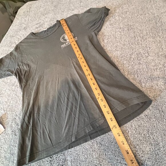 Paul McCartney Womens Shirt Large Top Green On the Run Tour Double Sided 18957 - Picture 5 of 9